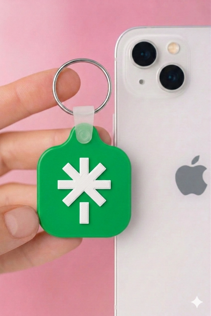 Linktree NFC Keychain – Tap to Share Your Link