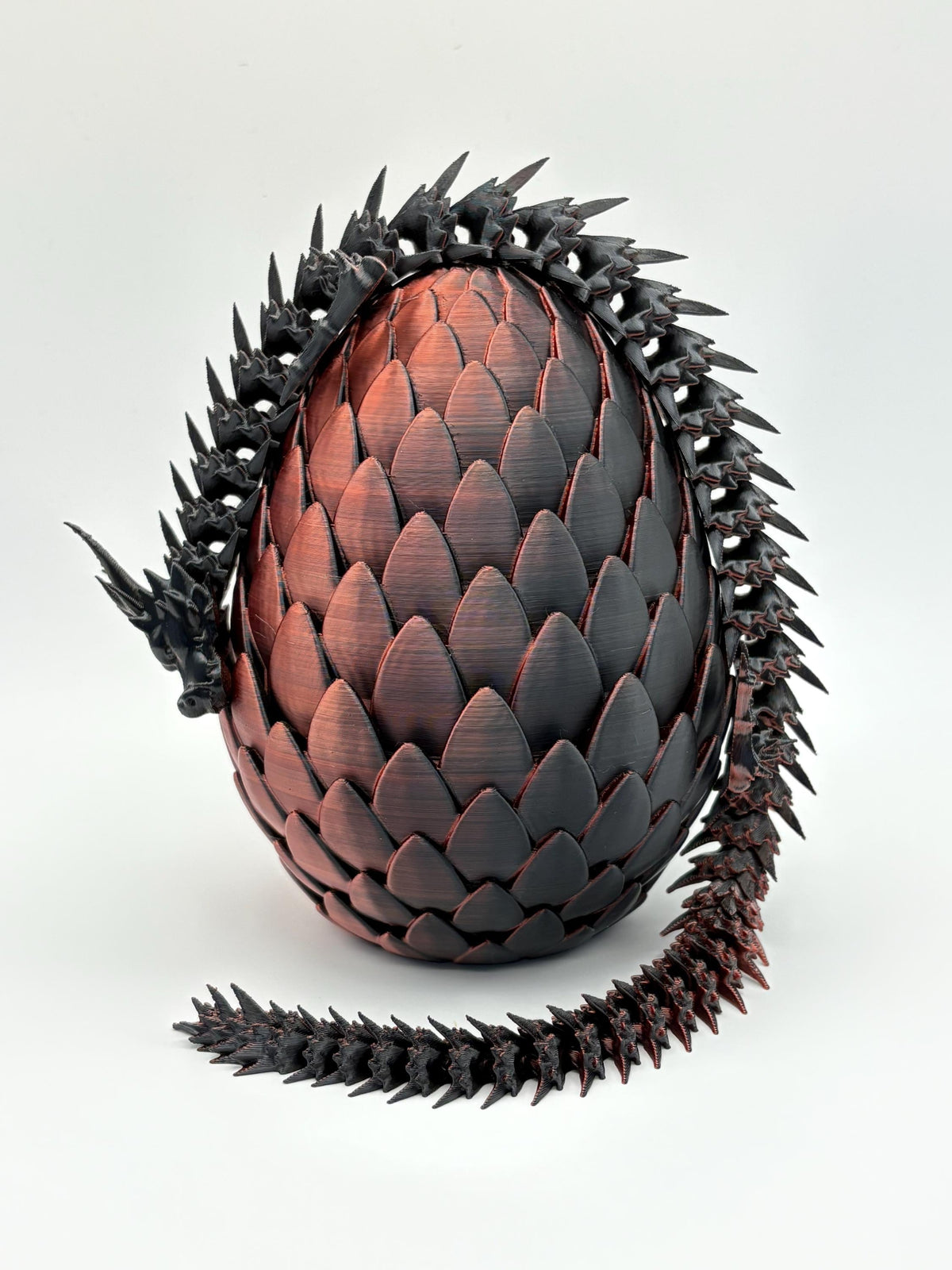 Red Voltage Dragon with Egg | Articulated Dragon Neon City Collectible