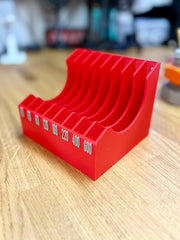 5" Sandpaper Sheet Organizer – Bench Holder for Sanding Sheets (40–600 Grit)