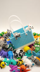 10 Mystery Mini Fidget Animals in B Bag – Cute Collectible Surprise Set