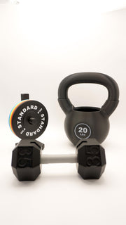 Gym Lover’s Desk Set | Dumbbell Card Holder, Barbell Coaster and Pen Stand | Bold & Functional Decor