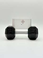 Gym Lover’s Desk Set | Dumbbell Card Holder, Barbell Coaster and Pen Stand | Bold & Functional Decor
