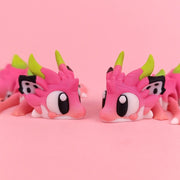 Dragon Fruit Baby Dragon with Egg | Adorable 3D Printed Collectible Dragon Egg