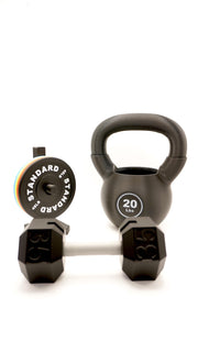 Gym Lover’s Desk Set | Dumbbell Card Holder, Barbell Coaster and Pen Stand | Bold & Functional Decor