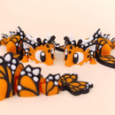 Butterfly Dragon with Matching Egg | Articulated Fantasy Collectible | 3D Printed Decor Dragon Egg