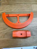 125mm Orbital Sander Holder | 5” Sander Wall Mount | Durable PETG Workshop Organizer | Easy Install