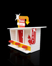 Birdies Diner Bird Feeder – Retro Birdhouse Café for Backyard & Garden Decor