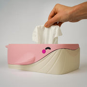Bubbles the Whale Tissue Box Cover – Ocean Decor for Bathroom, Nursery or Office