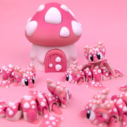 Mushie the Mushroom Mini Dragon with Mushroom Egg | Cute Fantasy Dragon Egg
