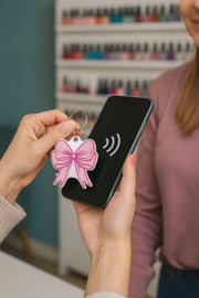 Your Logo Tap & Connect NFC Keychain | Link Your Business or Socials Instantly