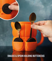 KEVIN THE CORGI – Ice Cream Pint Holder (Pumpkin Edition)