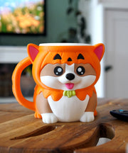 KEVIN THE CORGI – Ice Cream Pint Holder (Pumpkin Edition)