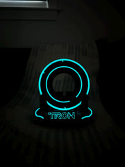 Tron Identity Disc with Display Stand – Glowing Sci-Fi Collector Piece