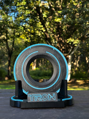 Tron Identity Disc with Display Stand – Glowing Sci-Fi Collector Piece