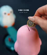 Partner Piggybank Penguins – Interactive Saving Seesaw for Two