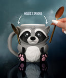 Rocky the Dessert Guardian – Raccoon Ice Cream Pint Holder