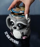Rocky the Dessert Guardian – Raccoon Ice Cream Pint Holder