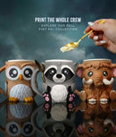 Rocky the Dessert Guardian – Raccoon Ice Cream Pint Holder