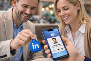 LinkedIn Tap & Connect NFC Keychain | Link Your Business or Socials Instantly