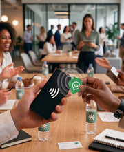WhatsApp Tap & Connect NFC Keychain | Link Your Business or Socials Instantly