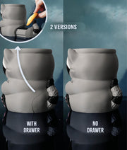 Rocky the Dessert Guardian – Raccoon Ice Cream Pint Holder