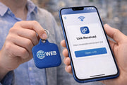 Your Logo Tap & Connect NFC Keychain | Link Your Business or Socials Instantly