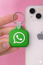 WhatsApp Tap & Connect NFC Keychain | Link Your Business or Socials Instantly