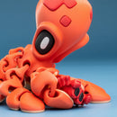 The Blob Octopus – Articulated Desk Octopus with Ink Stand & Crab Magnets