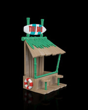 Tiki Bar Bird Feeder – Tropical Outdoor Bird Feeder with Mini Bar Design