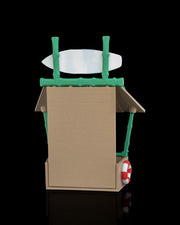 Tiki Bar Bird Feeder – Tropical Outdoor Bird Feeder with Mini Bar Design