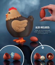 Henrietta PopEgg - Egg Laying Chicken Candy Dispenser with Surprise Egg Capsule