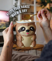 Sammy the Sloth - Ice Cream Pint Holder with Secret Snack Drawer