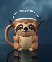 Sammy the Sloth - Ice Cream Pint Holder with Secret Snack Drawer