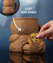 Sammy the Sloth - Ice Cream Pint Holder with Secret Snack Drawer