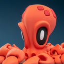 The Blob Octopus – Articulated Desk Octopus with Ink Stand & Crab Magnets