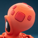 The Blob Octopus – Articulated Desk Octopus with Ink Stand & Crab Magnets