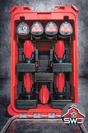 Milwaukee Packout Insert Compatible with M12 Batteries for Compact Organizer 48-22-8435