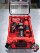 Milwaukee Packout Insert Compatible with M12 Gen 2 Impact Wrench Ratchet and Batteries for Compact Organizer 48-22-8435