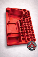 Packout Insert Organizer Compatible with Milwaukee 48-22-8435 for M12 Stubby 3/8 Impact Wrench and 43PC Socket Set