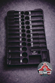 Milwaukee Packout Insert Compatible with 3/8 in 43PC Impact Socket Set for Compact Organizer 48-22-8436