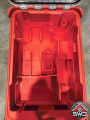 Milwaukee Packout Insert Compatible with M12 Gen 2 Impact Wrench Ratchet and Batteries for Compact Organizer 48-22-8435