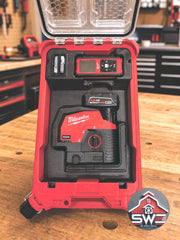Packout Laser Insert Organizer Compatible with Milwaukee 48-22-8435 for Laser Line 3622-20 and Laser Distance Meter 48-22-9803