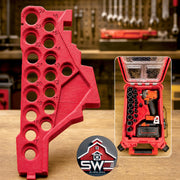 Insert Organizer Compatible with Milwaukee Packout 8435 for M18 Impact Wrench and 1/2 in 16PC Socket Set