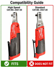 Milwaukee Packout Insert Compatible with M12 FUEL 3/8 in High Speed Ratchet 2567-20, 43PC Socket Set, and Accessories