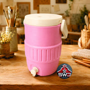 12oz Can Cooler with Straw Lid, Handle & Cactus Can Opener Charm