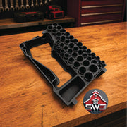 Packout Insert Organizer Compatible with Milwaukee 48-22-8435 for M12 Stubby 1/2 Impact Wrench 2563-20 and 43PC Socket Set
