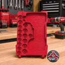 Insert Organizer Compatible with Milwaukee Packout 8435 for M18 FUEL Mid-Torque Impact Wrench 2962-20 | 1/2 in Impact Sockets