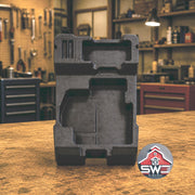 Packout Laser Insert Organizer Compatible with Milwaukee 48-22-8435 for Laser Line 3622-20 and Laser Distance Meter 48-22-9803
