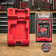 Packout Laser Insert Organizer Compatible with Milwaukee 48-22-8435 for Laser Line 3622-20 and Laser Distance Meter 48-22-9803