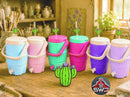 12oz Can Cooler with Straw Lid, Handle & Cactus Can Opener Charm